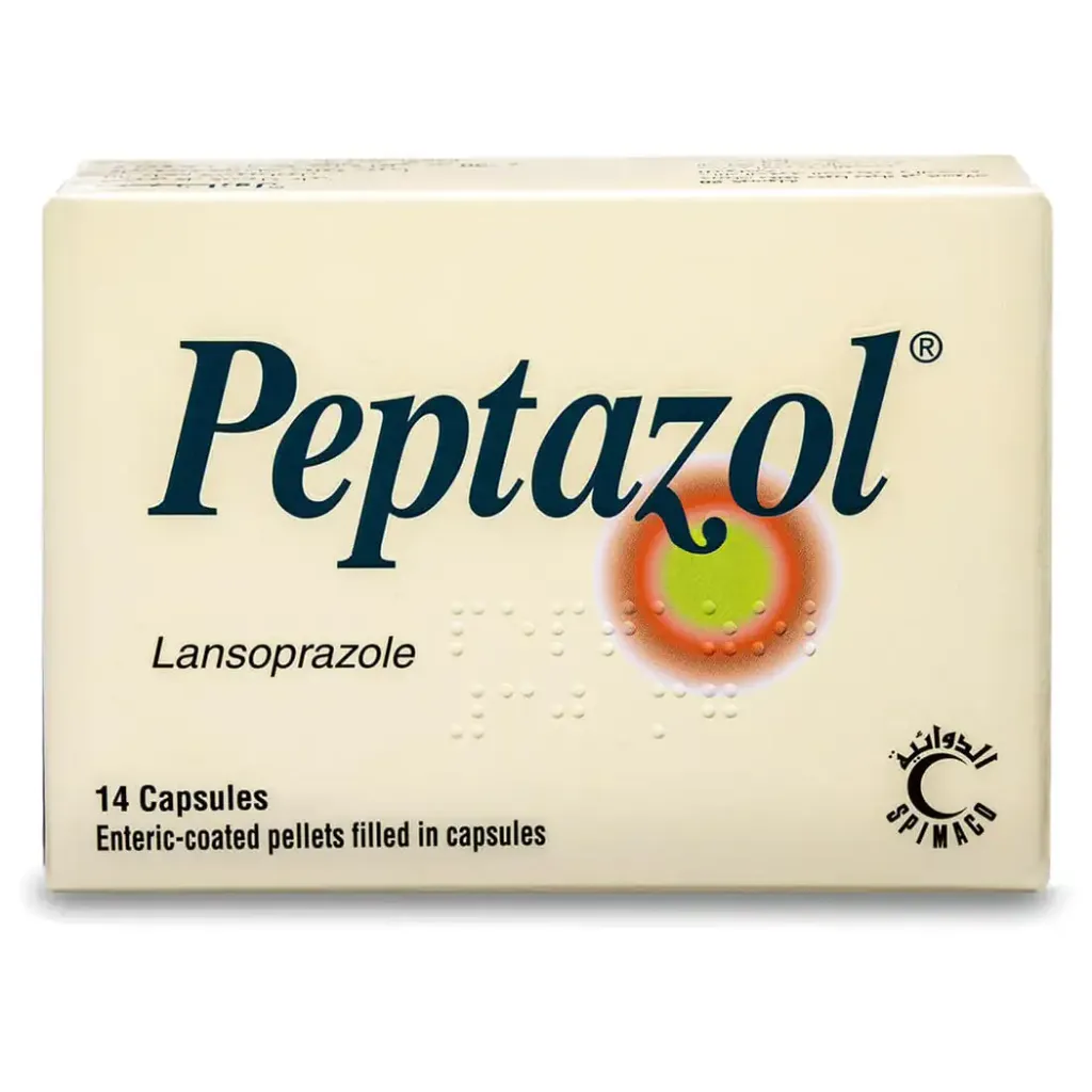 PEPTAZOL 30 MG 14 CAPSULES