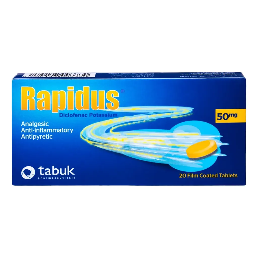 RAPIDUS 50 MG 20 TABLETS