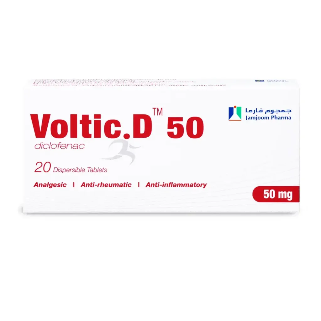 VOLTIC-D 50 MG 20 TABLETS 