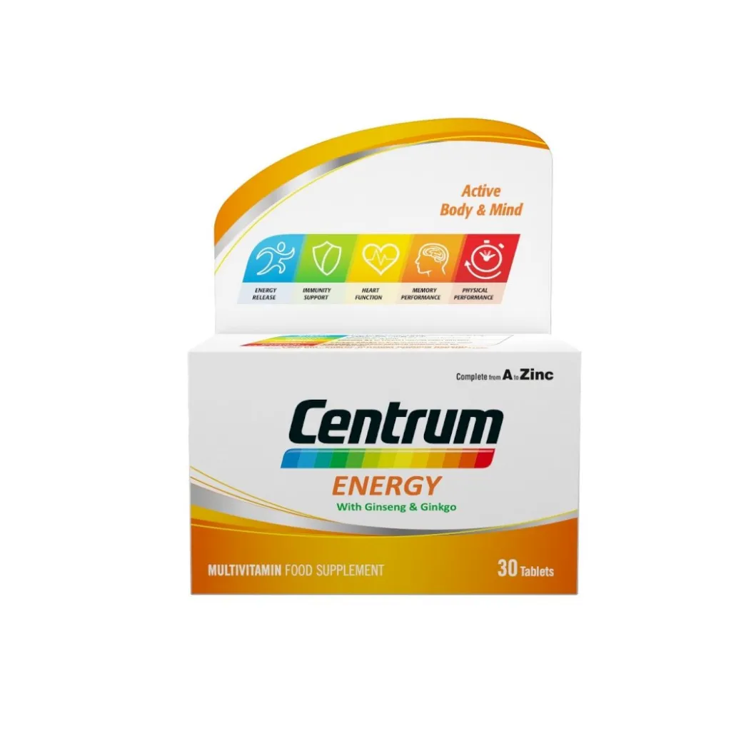 CENTRUM ENERGY 30 TABLETS 