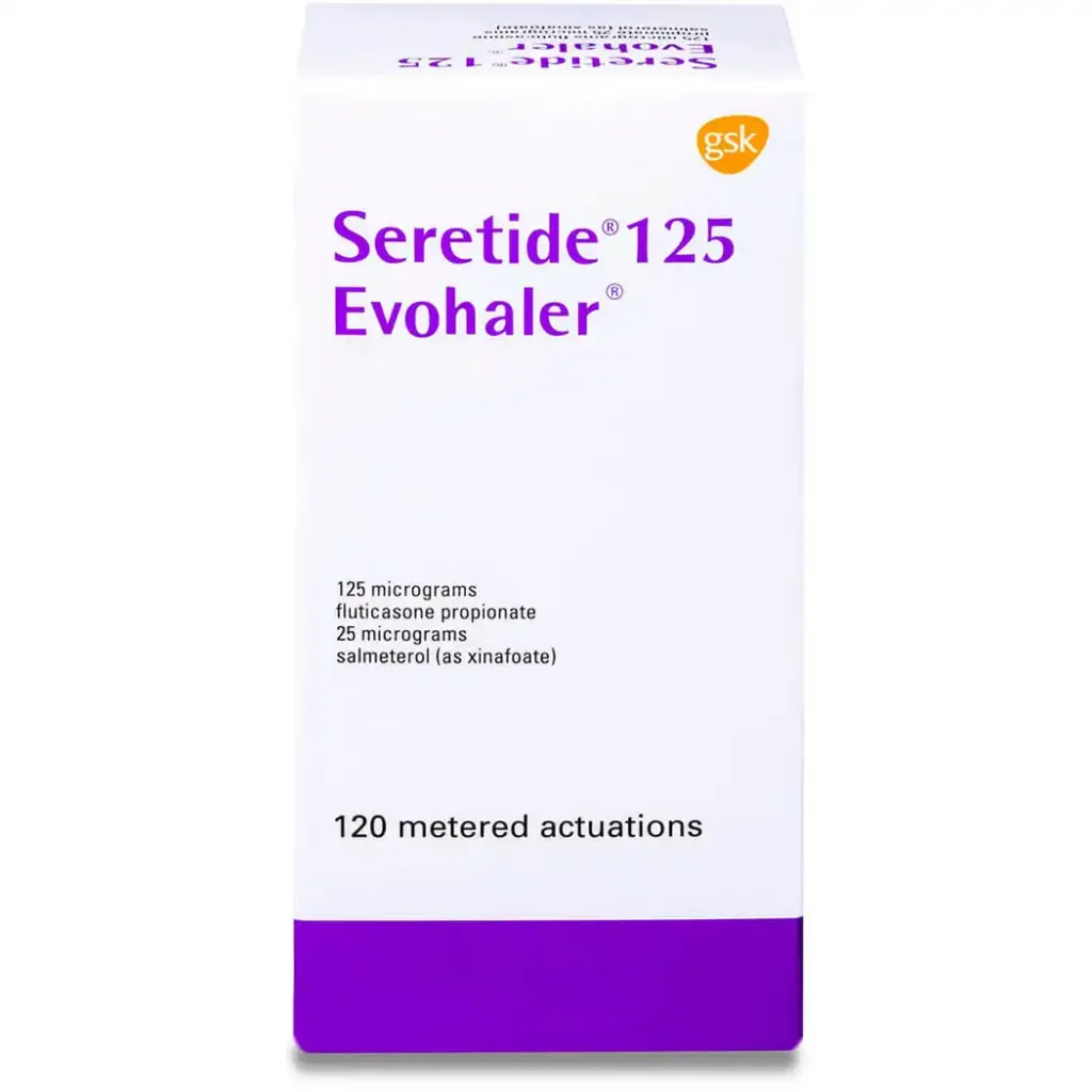 SERETIDE EVOHALER 125 -120 DOSE 
