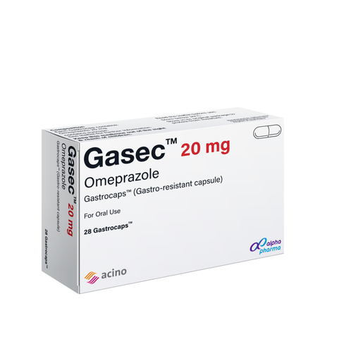 GASEC 20 MG 28 CAP