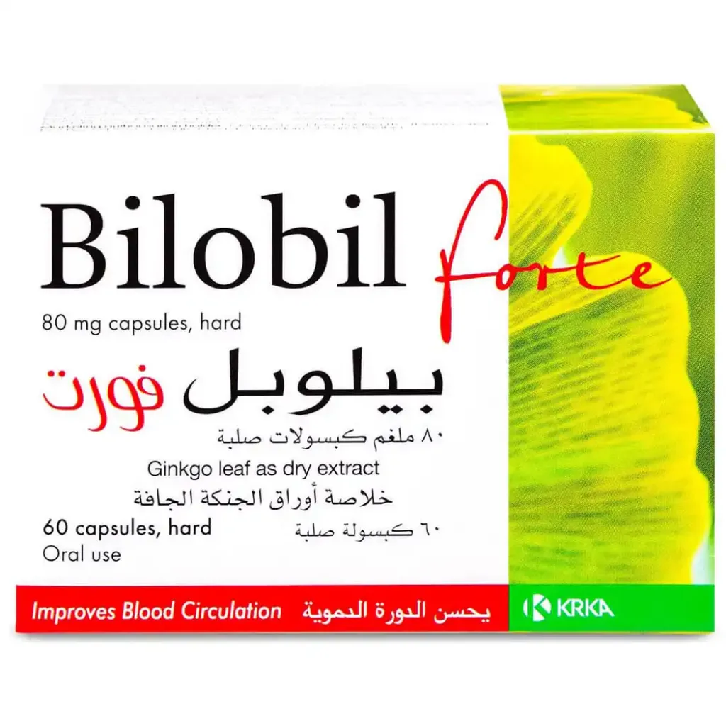 بيلوبل فورت جنكو بيلوبا 80 مجم 60 كبسولة