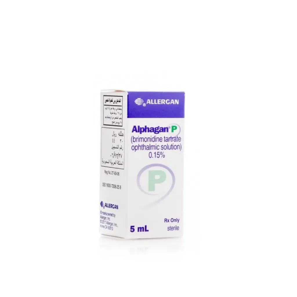 ALPHAGAN-P 0.15% EYE DROPS 5 ML