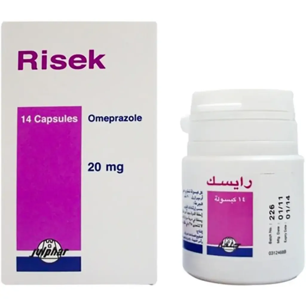 RISEK 20 MG 14 CAP