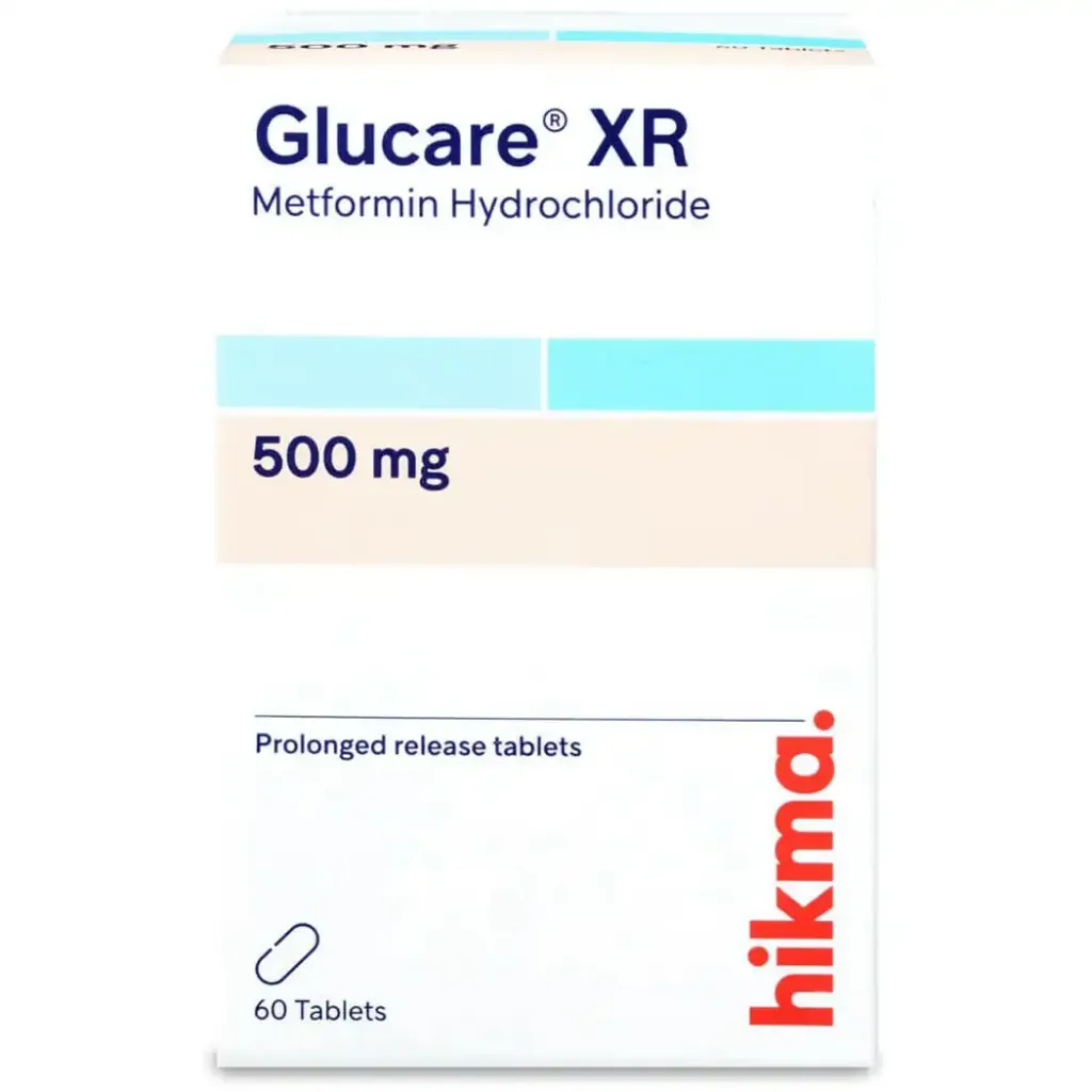 Glucare XR 500mg 60 tablets 
