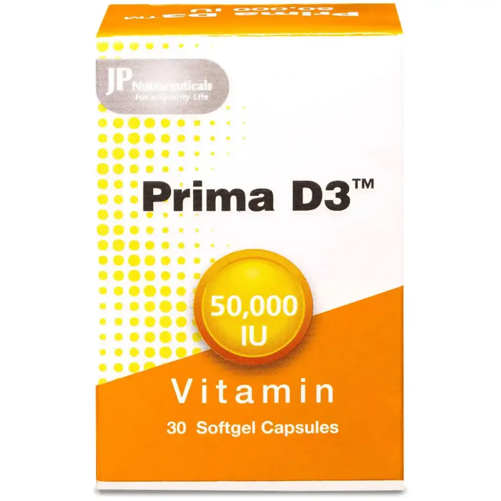 PRIMA D3 50000 I.U 30 CAP