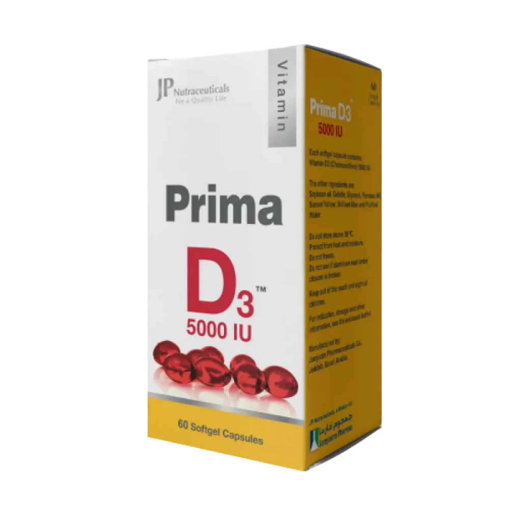 PRIMA D3 5000 IU 60 CAP