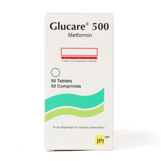 Glucare 500 mg 50 tablets 