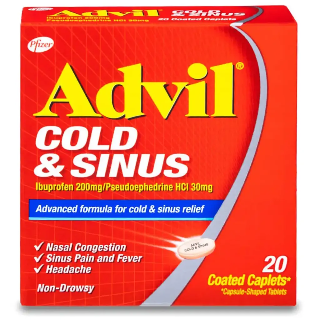 ADVIL COLD AND SINUS 20 CAP