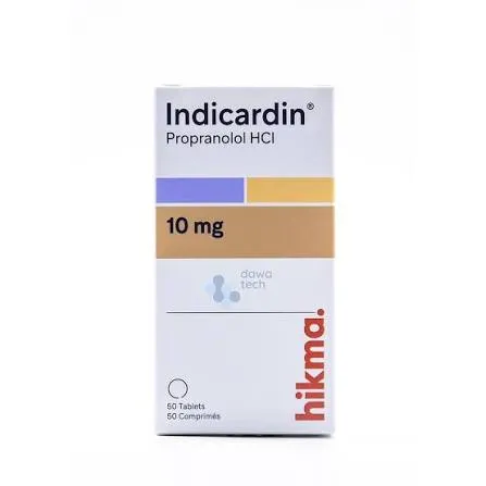 INDICARDIN 10 MG 50 TAB 