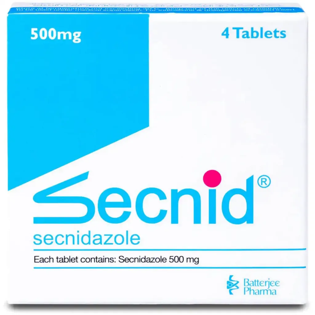 SECNID 500 MG 4 TAB 