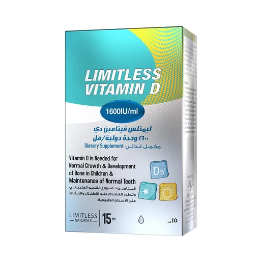LIMITLESS VITAMIN D 1600 IU 15 ML