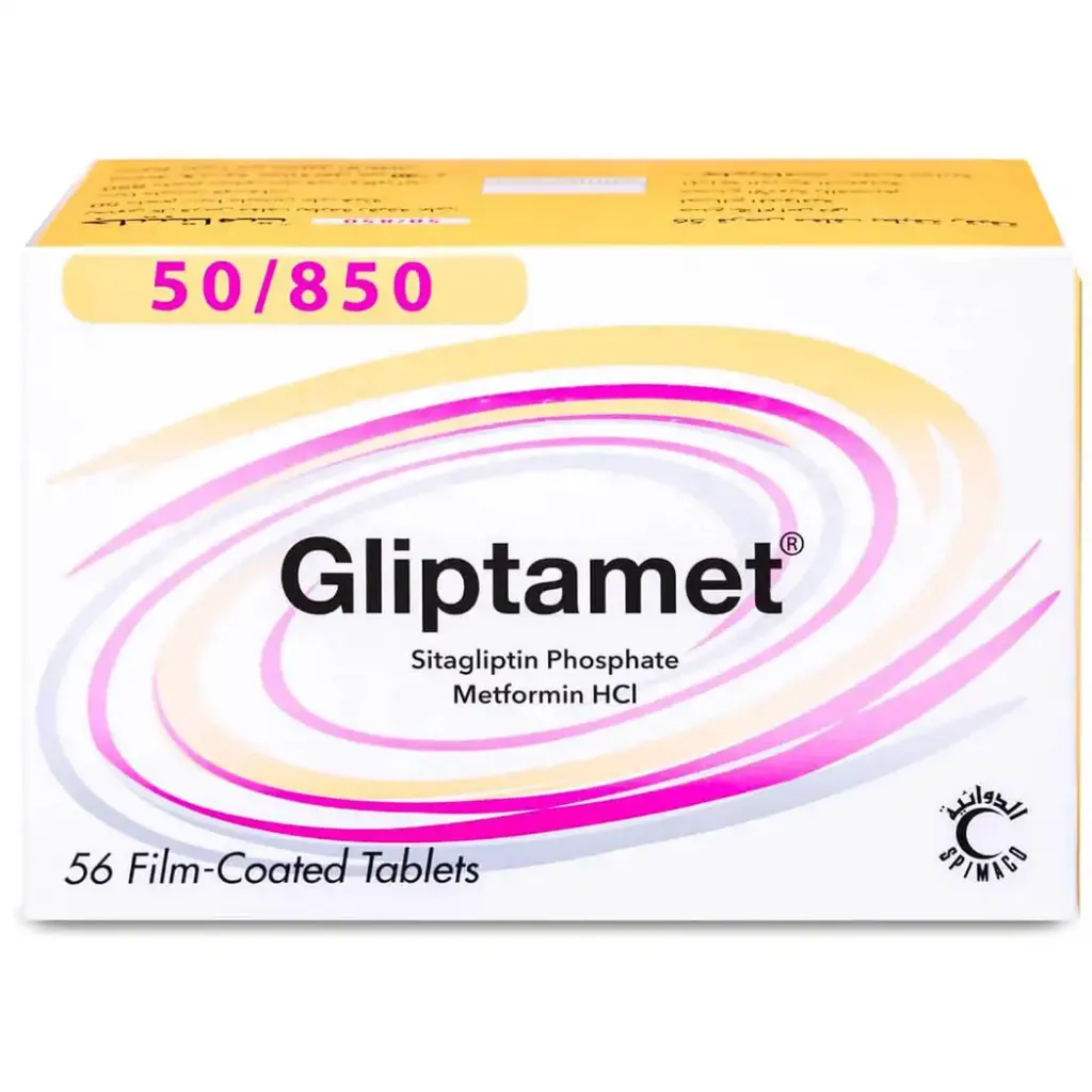Gliptamet 50/850 mg 56 tablets 