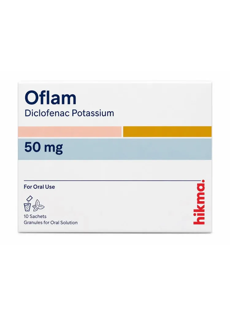 OFLAM 50 MG 10 SACH