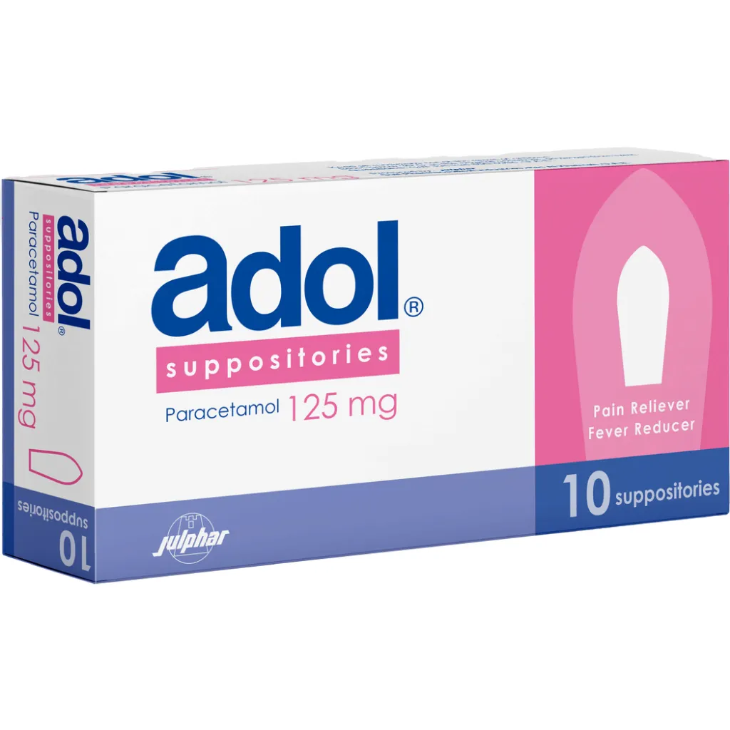 ADOL 125 MG 10 SUPPOS