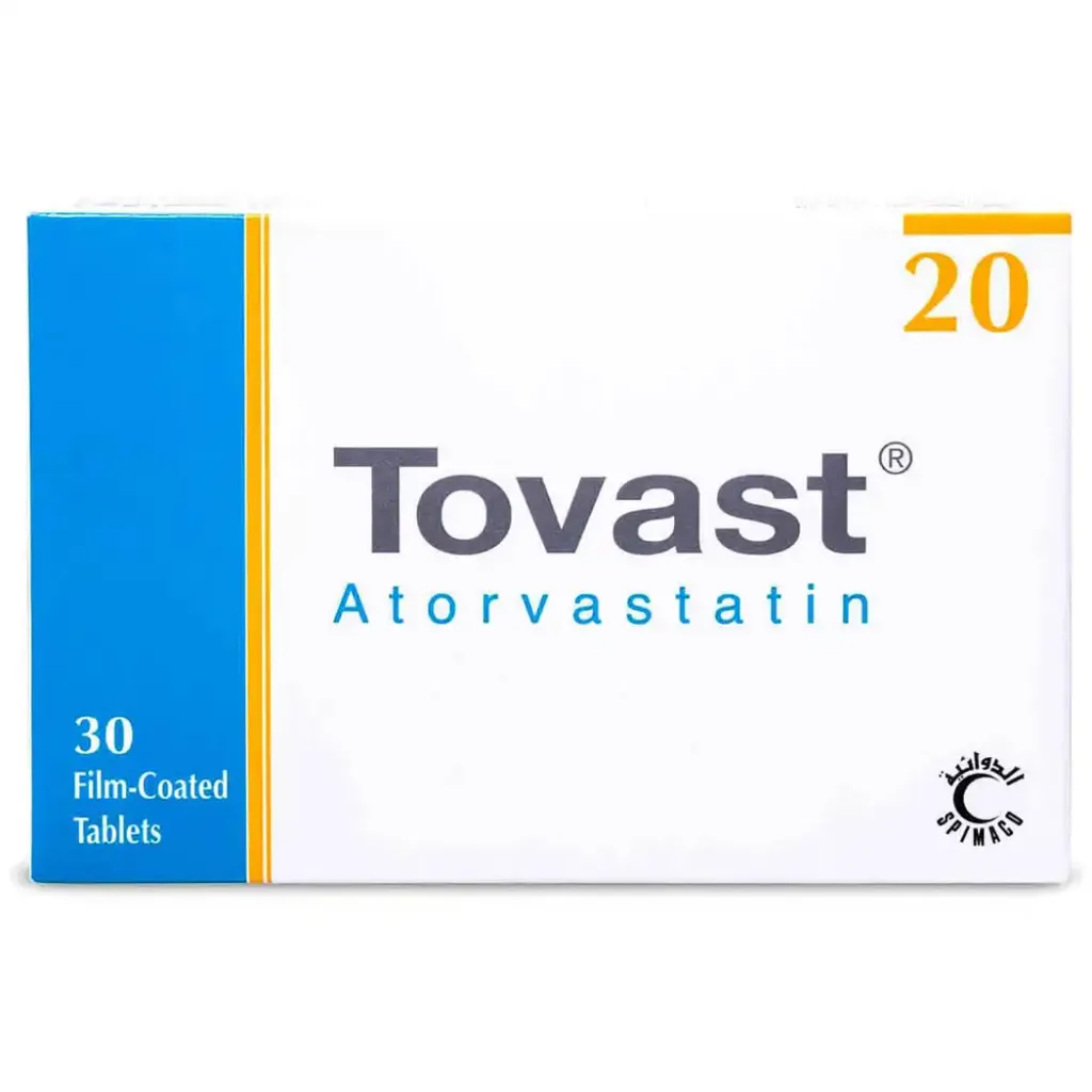 TOVAST 20 MG 30 TAB